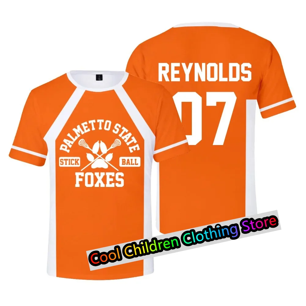 2024 New The Foxhole Court Palmetto State Foxes Lacrosse Jersey Cosplay WILDS MINYARD 3D Tshirt Men/Women Short Sleeve Kids Tees