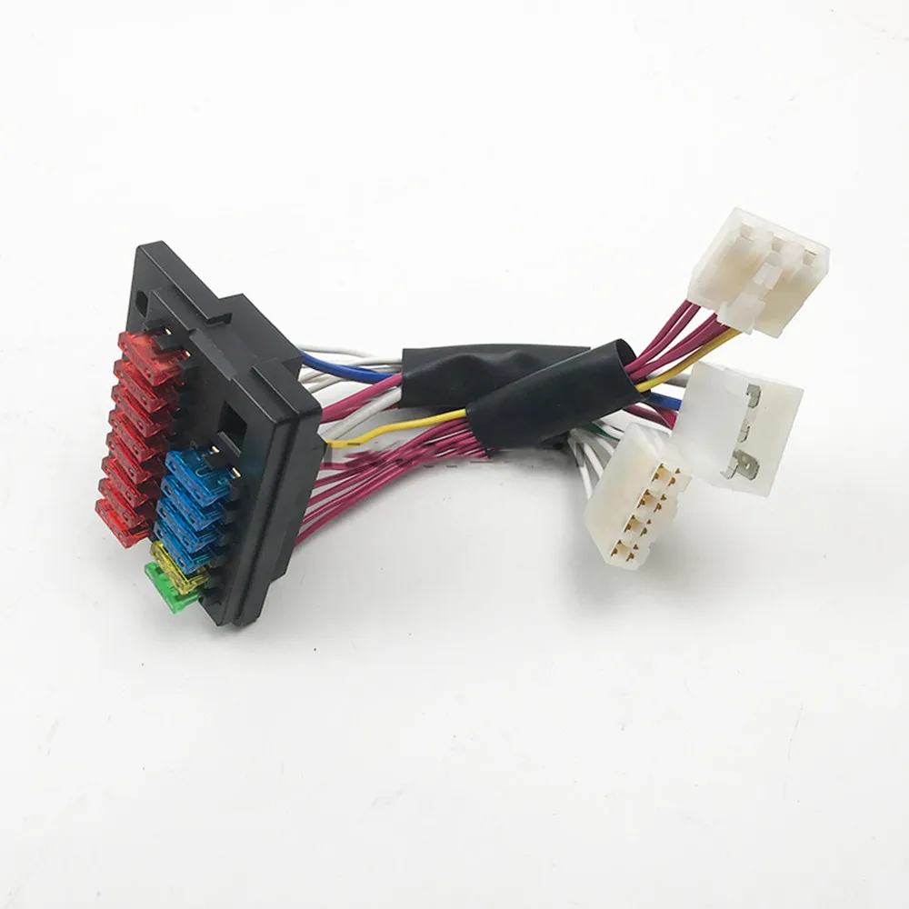 Excavator Parts For Doosan Daewoo DH55 60 150 220 225 300-5-7-9 Fuse Box Wiring Harness Cable Connector