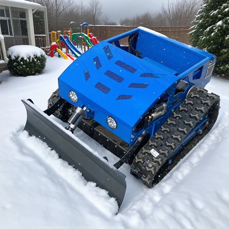 

Home Smart Lawn Mower Multifunctional Remote Control Robot With Push Snow Shovel