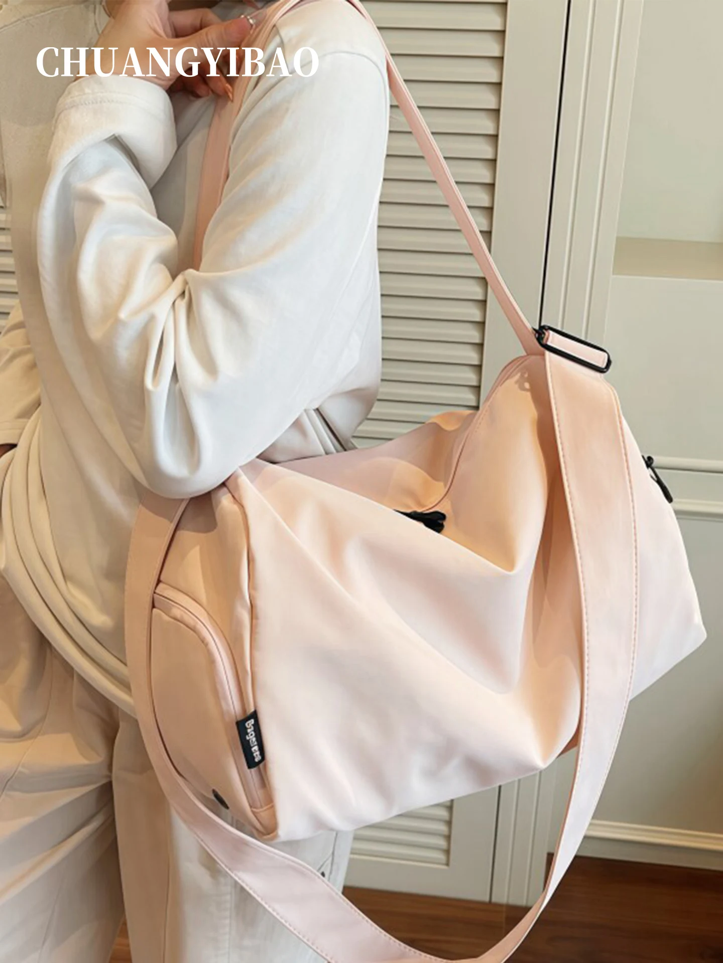 large-capacity-fitness-bag-women's-travel-dance-swimming-bag-separate-wet-and-dry-bags-for-short-trips-nylon-casual-bag