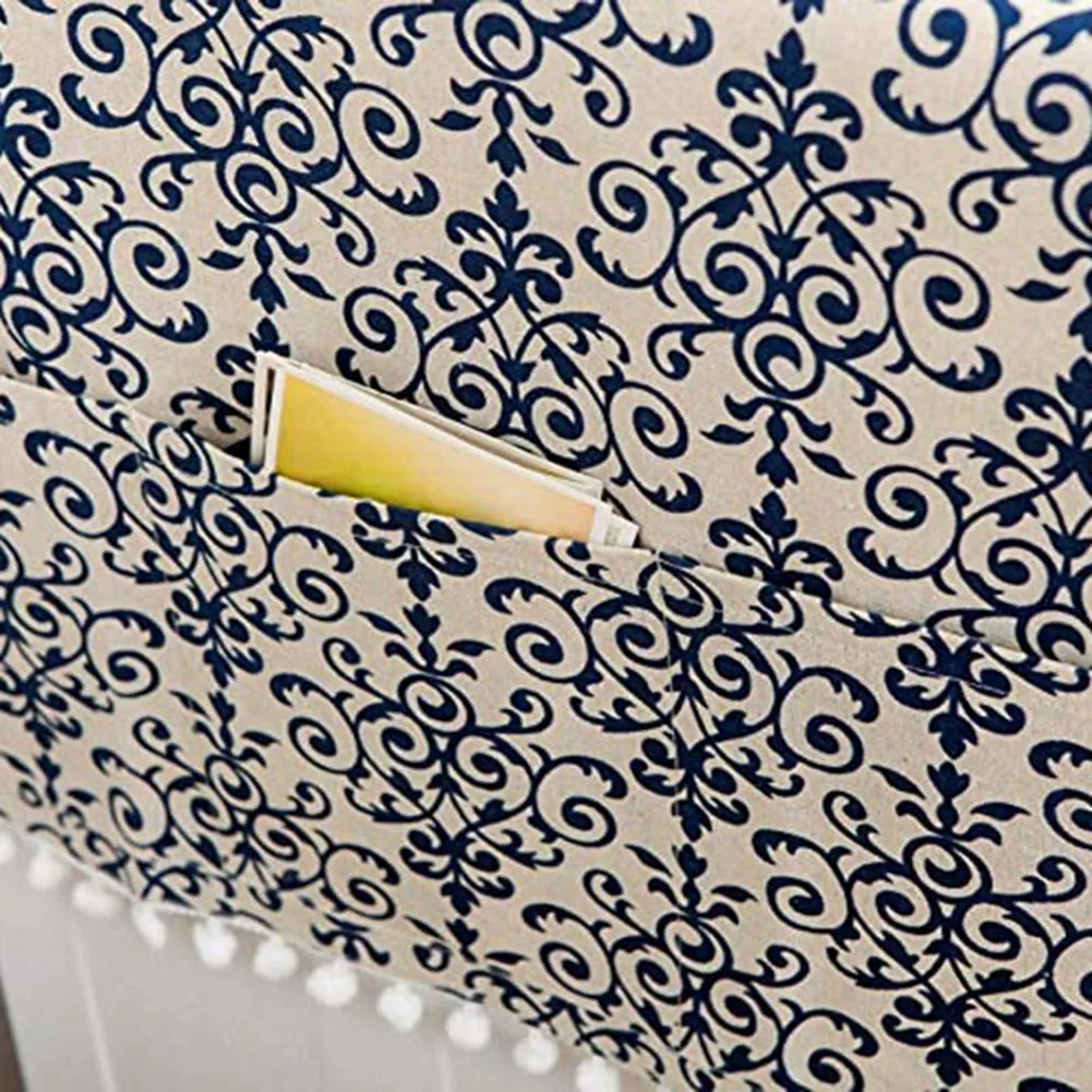 Housse anti-poussière pour réfrigérateur en porcelaine bleue et blanche, pour Machine à laver, avec sac de rangement, couverture solaire universelle, B78B-2X