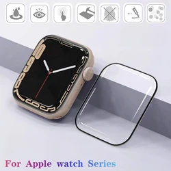 HD protective film For Apple watch 9 8 7 45mm 41mm 6 5 4 3 SE 44mm 40mm Anti abrasion screen curved facial mask For Ultra 49mm