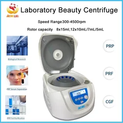 Laboratory Blood Centrifuge PRP/PRF/CGF Plasma Centrifuge 5/7/10/15ml Tube 4500rpm Low Speed Beauty Centrifuge Medical Supplies