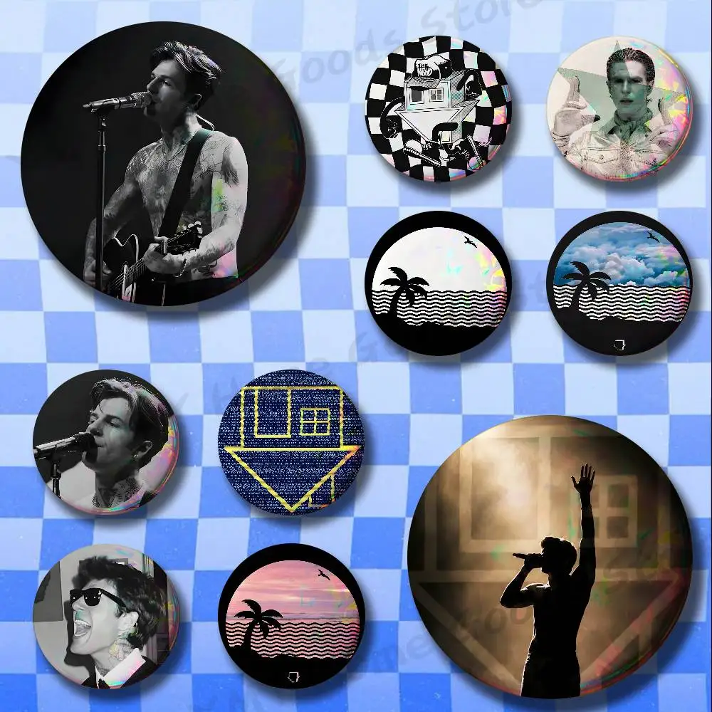Jesse Rutherford The NBHD Badges Cartoon Character Pins Brooch for Bag Shoes Decoration Jewelry Gifts