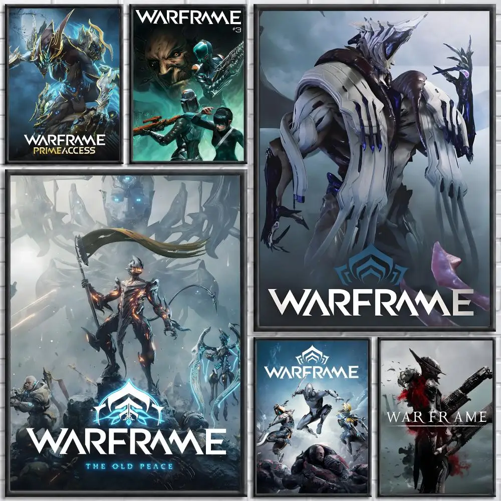 Game Warframe Poster Poster Print Wall Art Pictures Canvas Painting Living Room Bedroom Home Decor