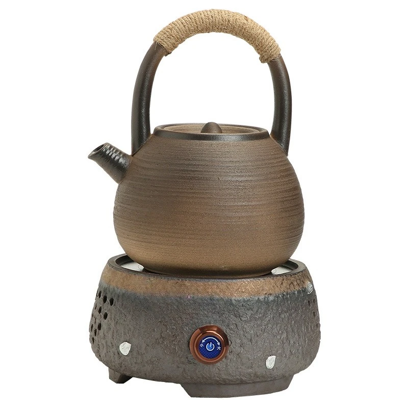 

Coarse pottery electric ceramic stove household small tea stove office beam pot tea maker tea set gift