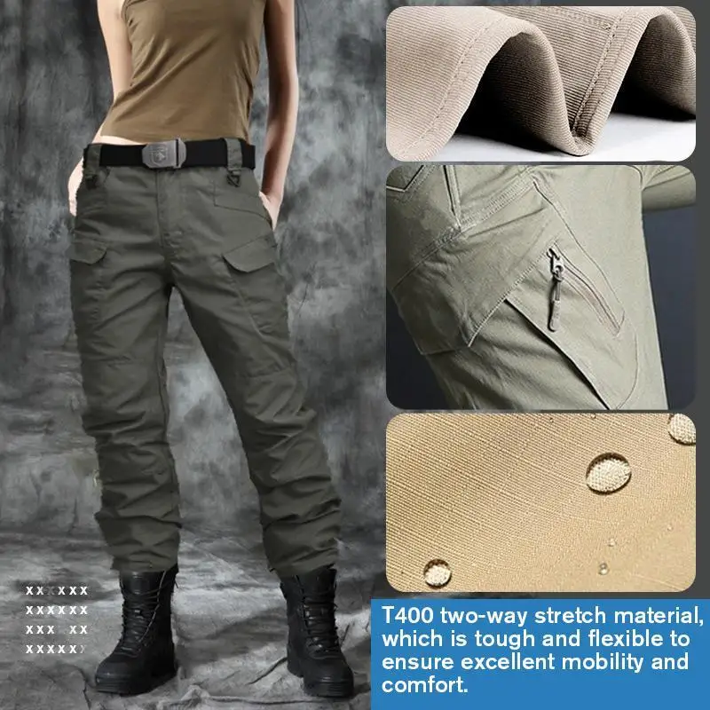 Men's Tactical Cargo Pants Classic Outdoor Hiking Trekking Men Tactical Joggers Pants Military Multi Pocket Trousers