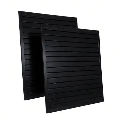 2 Pack Slat Wall Paneling 4 X 8ft PVC Slat Wall Panels High Load Capacity for Woodworking Workshop Craft Room Organization
