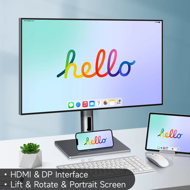 

27" 2K 120Hz High Refresh Rate Monitor IPS Black Gaming Monitor 2000:1 Contrast Ratio 2ms Response Time Eye Protection Screen