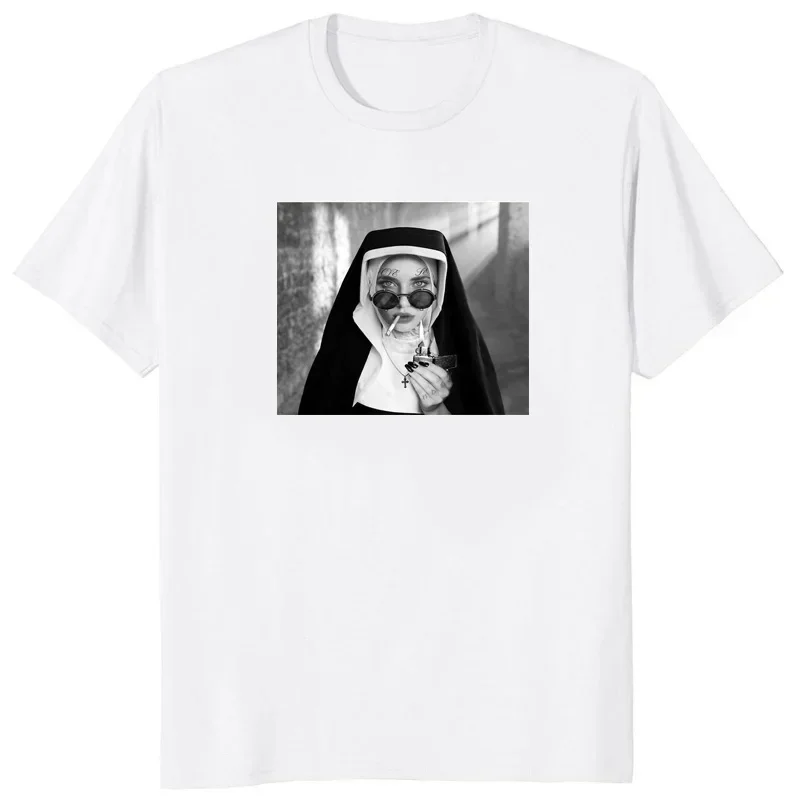 Men Summer Sexy Girl Print Short Sleeves Tshirt Joint Blunt Vintage Fashion Cotton Sweatshirt Harajuku Women Tee Tops Clothing