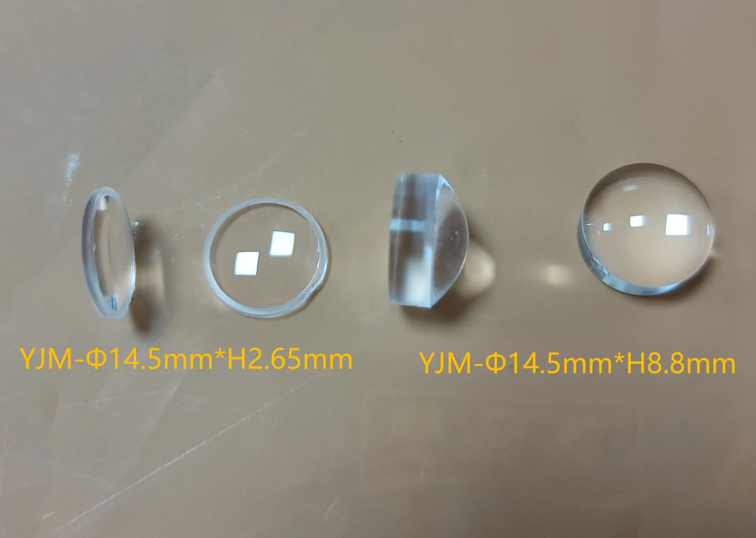 Optical lens Diameter 14.5mm Double Convex lens, Plastic Led lens,1W 3W 5W  LED lenses