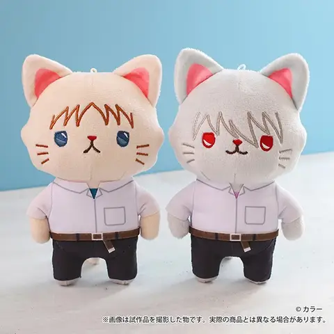 100% Movic Original peluche poupée jouets Anime néon Genesis Evangelion Shinji Ikari Kaworu Nagisa jouet avec chat enfants cadeaux mignons