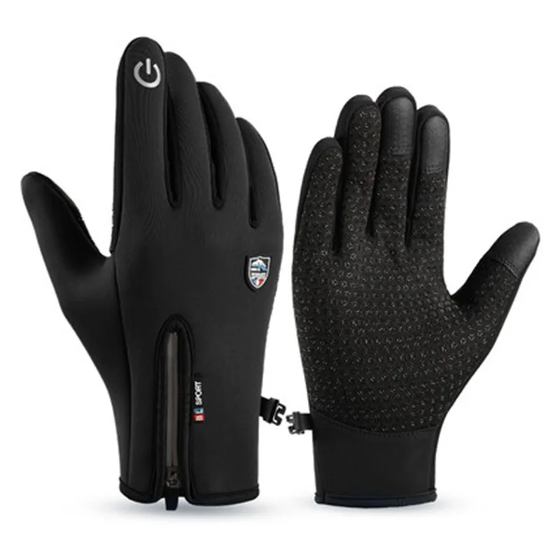 

Touchscreen Bike Gloves Anti-Slip Waterproof Biking Full Mountain Road Finger Windproof Breathable Finger Mesh Cycling Half