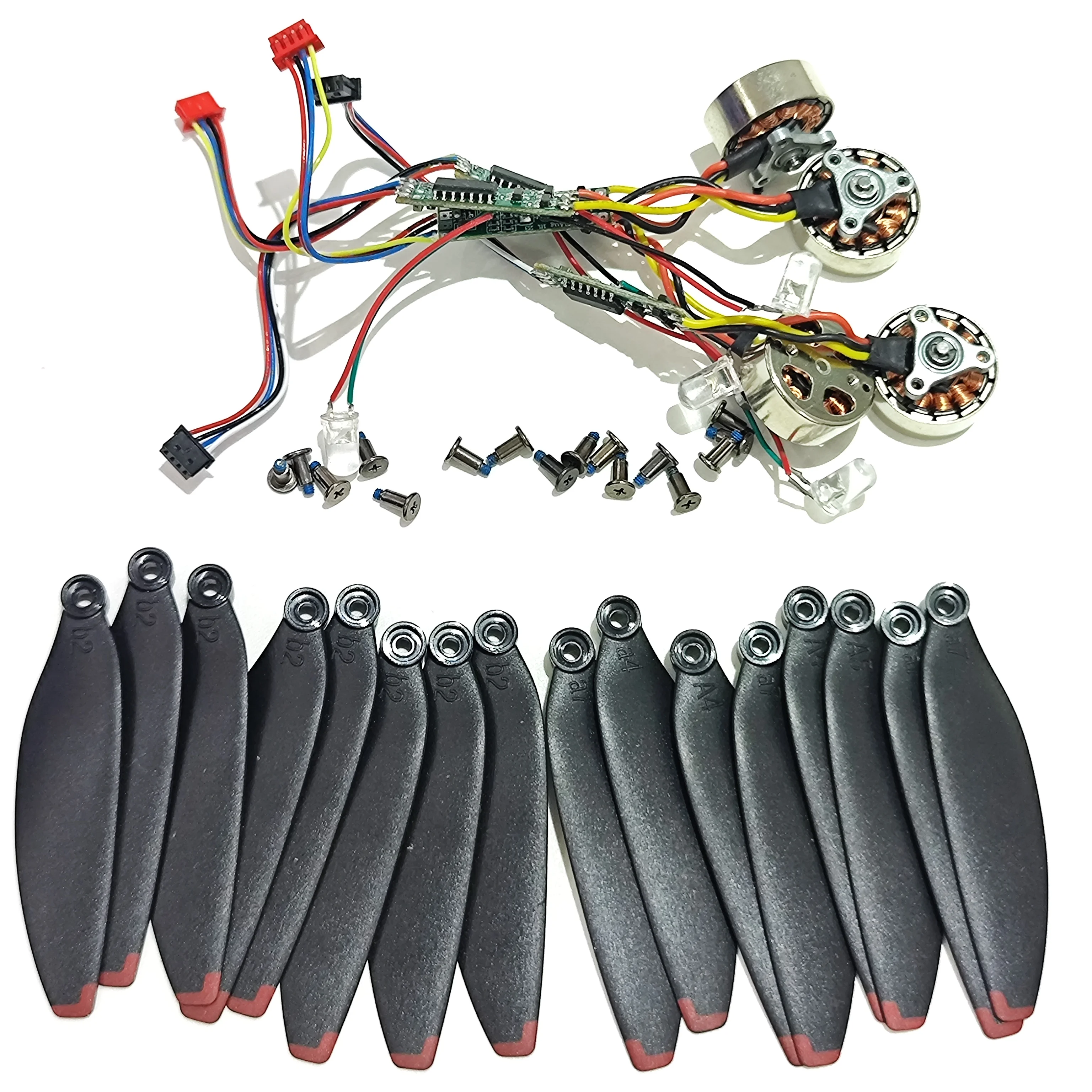 S116MAX Obstacle Avoidance Quadcopter S116 Drone Original Brushless Motor CW CCW Engine Motors 4PCS + Fan Propeller Blade 16PCS