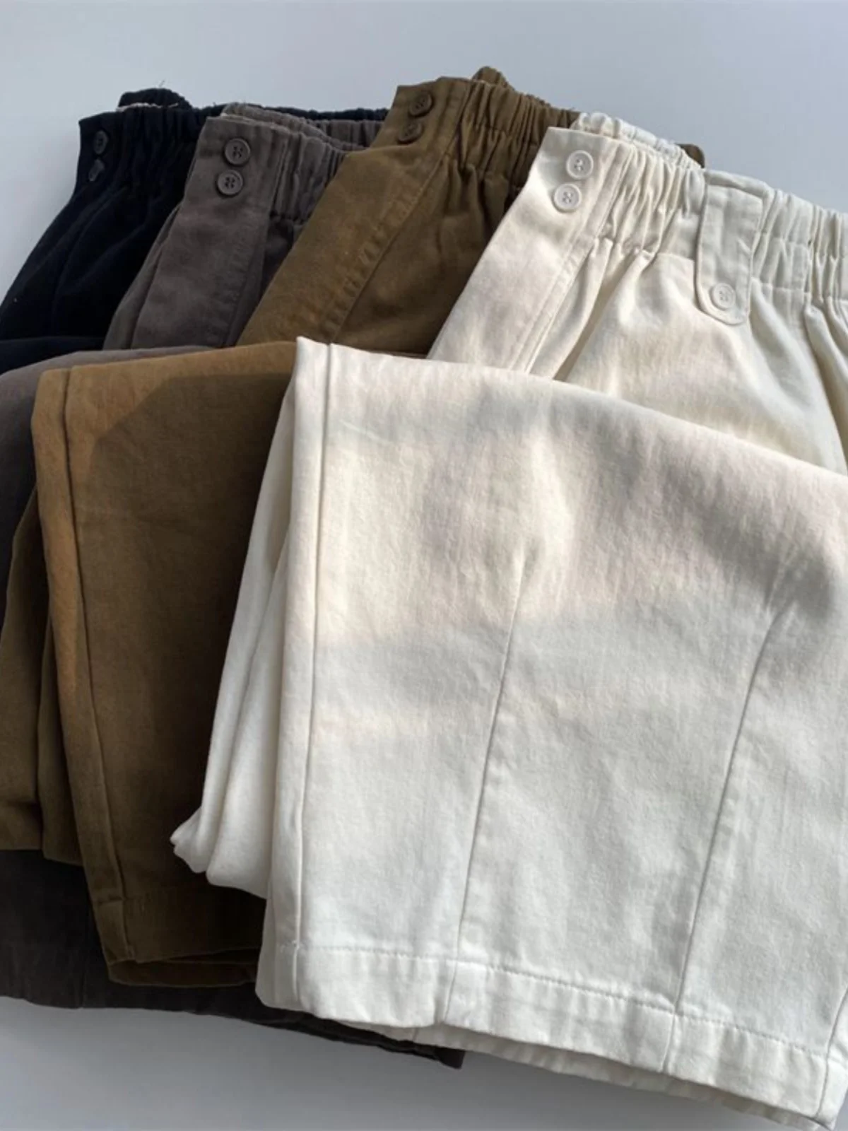 

plus Size Women's Elastic High Waist Nine-Piece Cabbage Pants Loose Meat Covering Wide Leg Harlan Pants Casual Korean Style