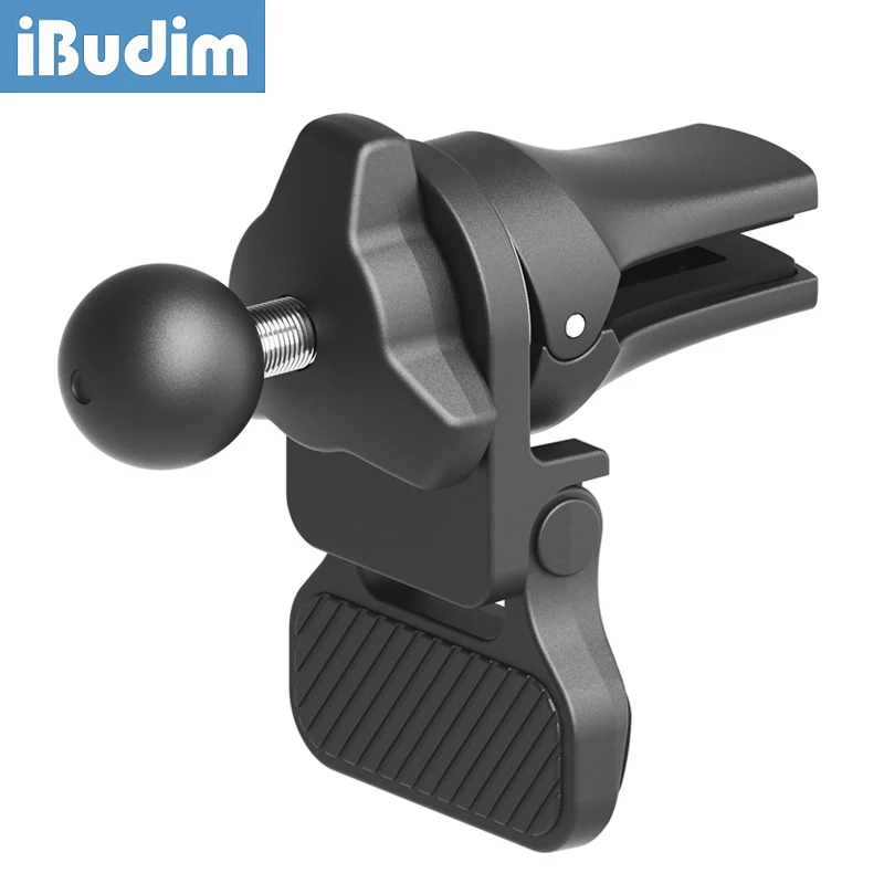 iBudim 17mm Ball Head Base for Car Air Outlet Clip Mobile Phone Mount Stand 360° Rotation Car Air Vent Phone Holder Accessories