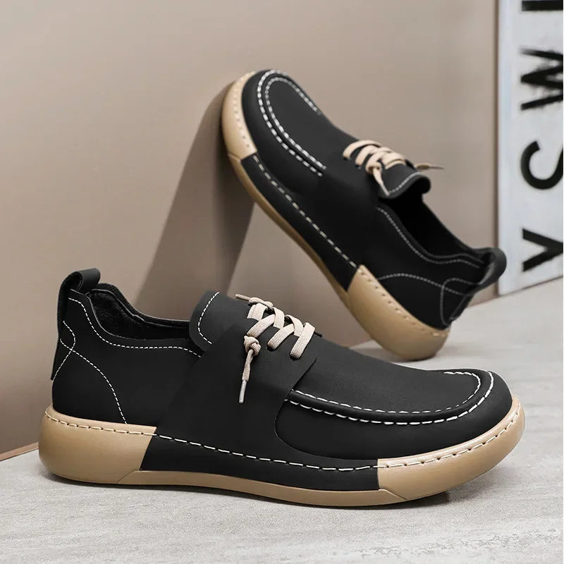 

2025 New Men Casual Shoes Fashion Outdoor Sneakers for Men Non Slip Thick Bottom Walking Shoes Men Running Shoes Tenis Masculino