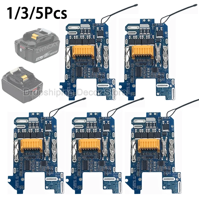 

Электрическая защитная плата BMS PCB для Makita 18 В, защитная пластина для зарядки аккумулятора для Makita BL1830 BL1840 BL1850 BL1860