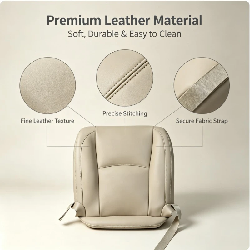 1PCS Custom Fit Microfiber PU Driver Bottom Seat Cover for 2004-2009 Lexus RX330 RX350 SUV Interior Replacement Cushion Parts - view 2