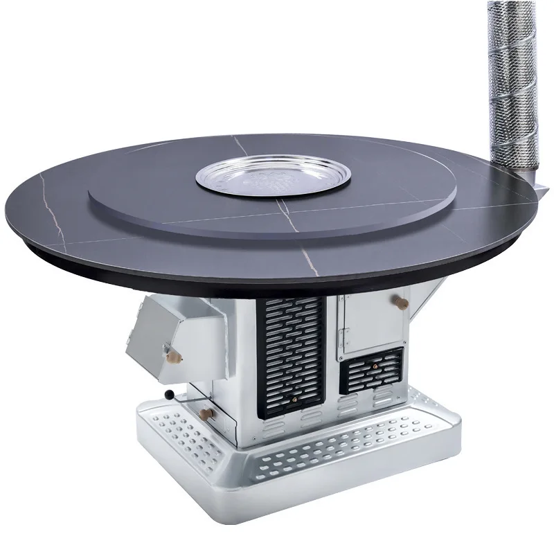 Rural roasting stove Smokeless indoor heating stove Wood stove New type gasifier for burning wood in household