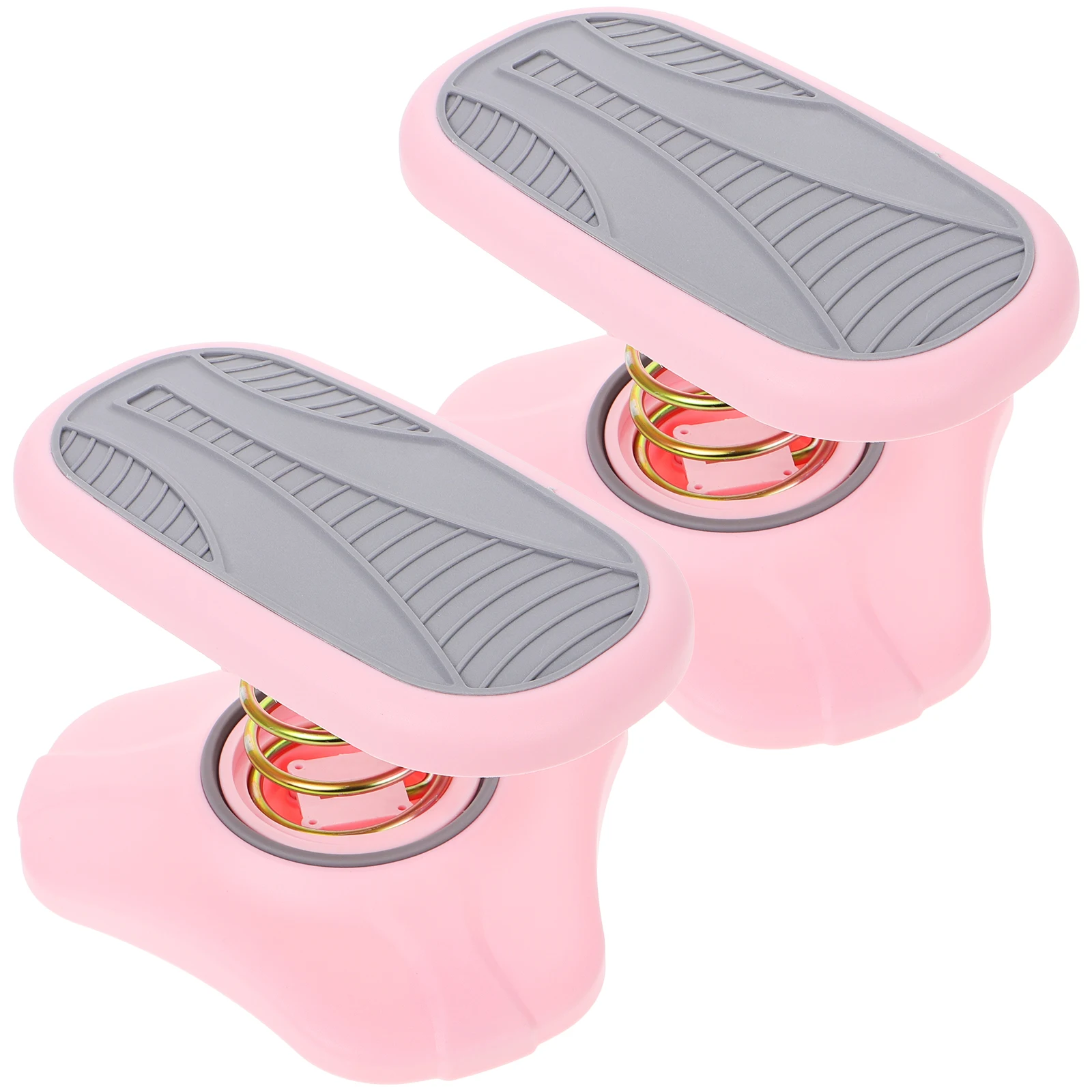 

2 Pcs Pink Foot Rest Desk Stool Adjustable Height Office Home Under Desk Comfortable Rocking Pedal Feet Support
