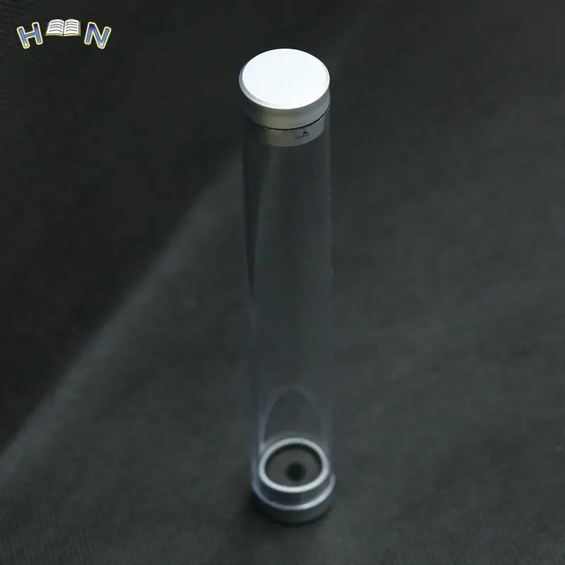 Cylinder Case Pen Storage Box Stationery Organizer School Office Use Transparent