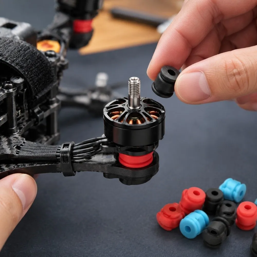 20PCS 13x9x3.5mm Anti-vibration Rubber Shock Stability Reduce Noise Silicone gel Absorber ball 3 Colors