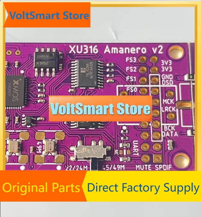VoltSAmanero Italy USB Digital Interface XMOS XU316 Supports MQA