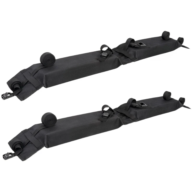 Portaequipajes Universal acolchado suave para techo de coche, barras cruzadas, protección para ahorro de espacio, portaequipajes superior, rieles de carga de 75kg
