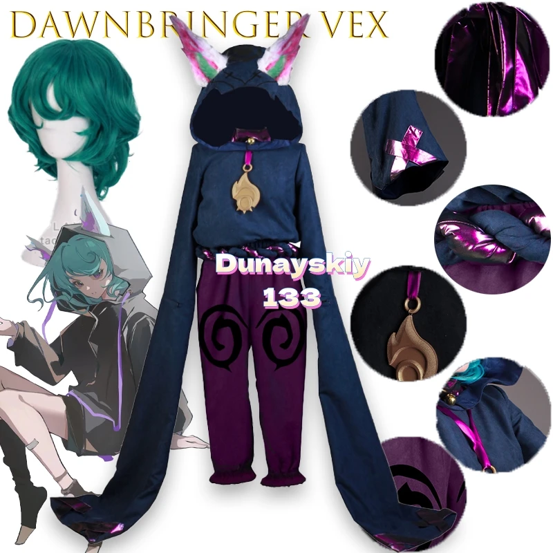 

Dawnbringer Vex вдохновленный косплей полный комплект высокого качества аниме Хэллоуин Рождественская вечеринка наряд Kawaii обувь в комплекте