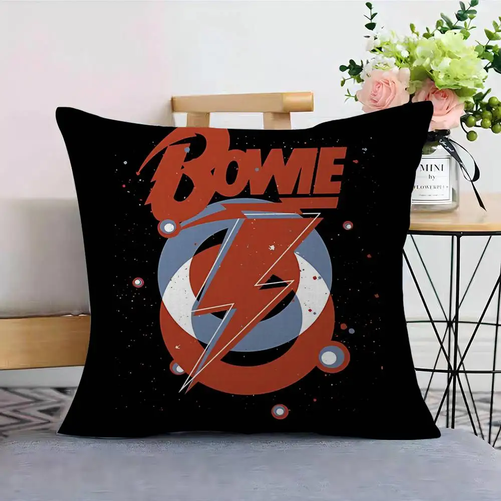 Hot Singer D-David B-Bowie Pillow Cover Design cushion Cover decor Holiday Decorati