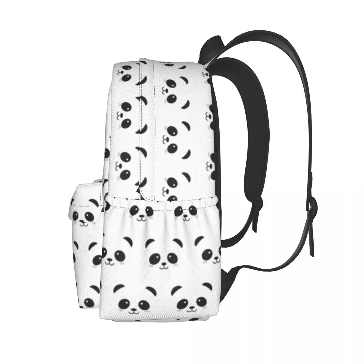 Panda Bear Backpack Boy Cute Bears Adorable Panda Pattern Backpacks Polyester Style High School Bags Travel Custom Rucksack