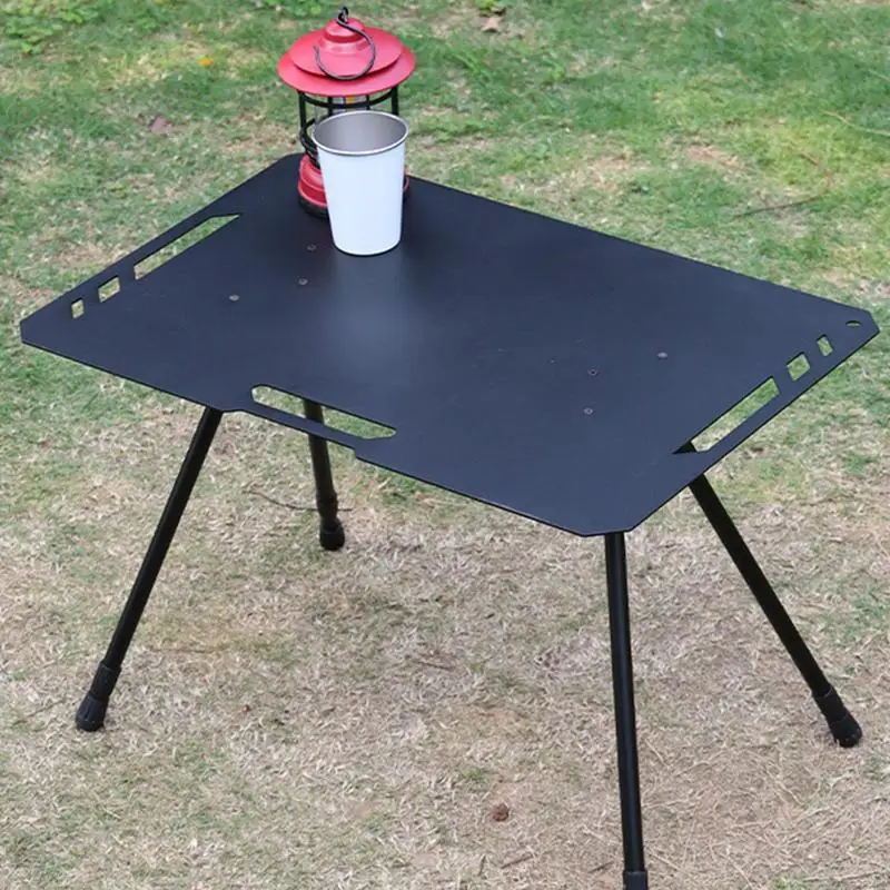 Mesa plegable portátil para exteriores, mesa de Camping de altura ajustable, aleación de aluminio, mesa de comedor ultraligera para jardín, viaje,