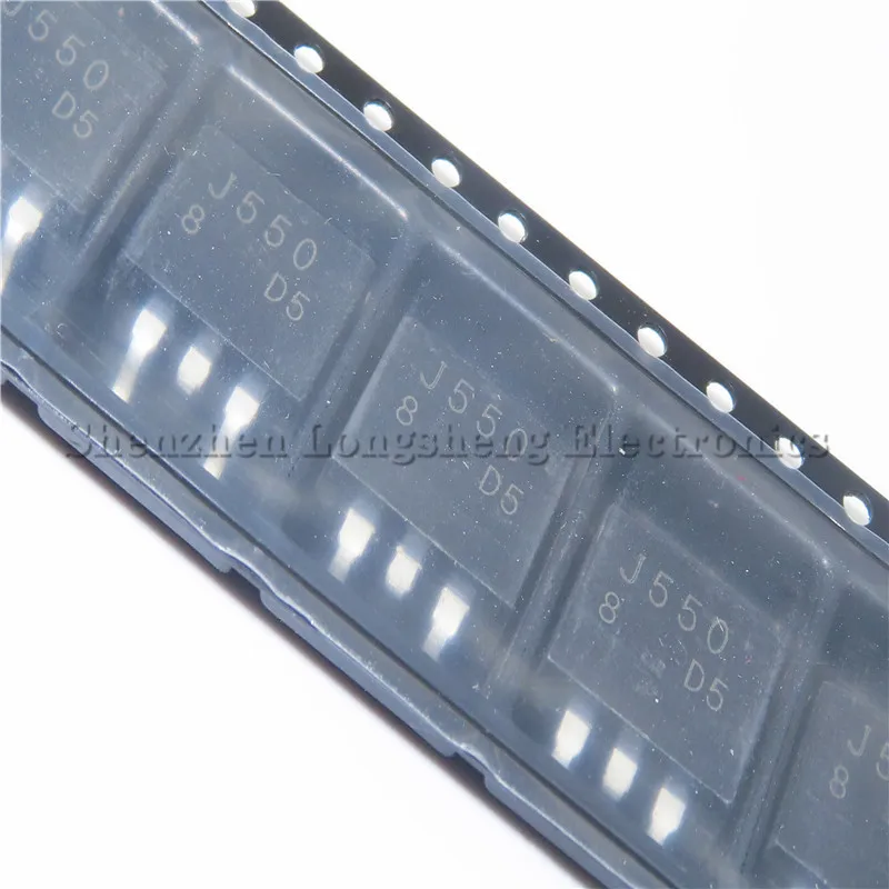 10PCS/LOT J550 2SJ550 TO-263 P-FET 60V 15A New In Stock