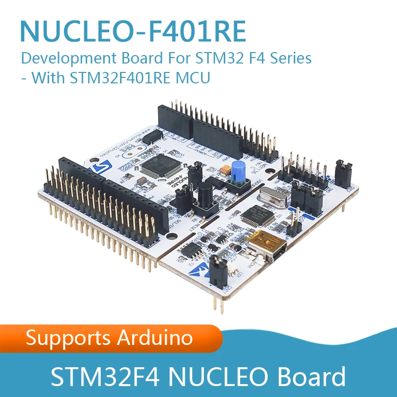 

NUCLEO-F401RE Development Board For STM32 F4 Series- With STM32F401RE MCU