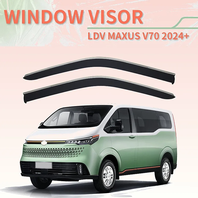 

2Pcs For LDV MAXUS V70 Car Window Visor Rain Sun Shade Awning Side Windshield Deflector Auto Accessories