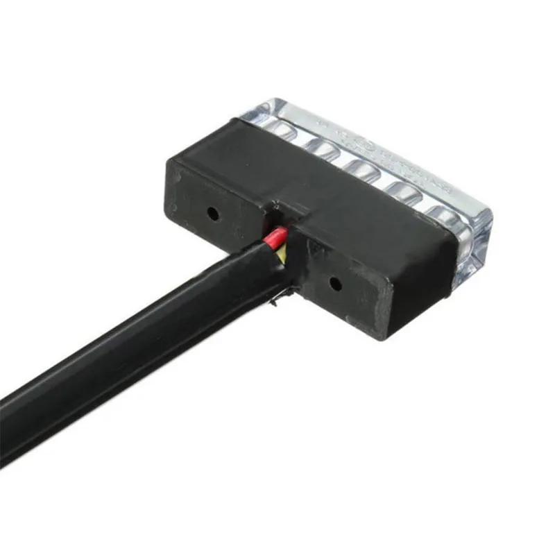 دراجة نارية حمراء خلفية الذيل 12 فولت Mini 5 LED انخفاض استهلاك وقف ضوء الفرامل