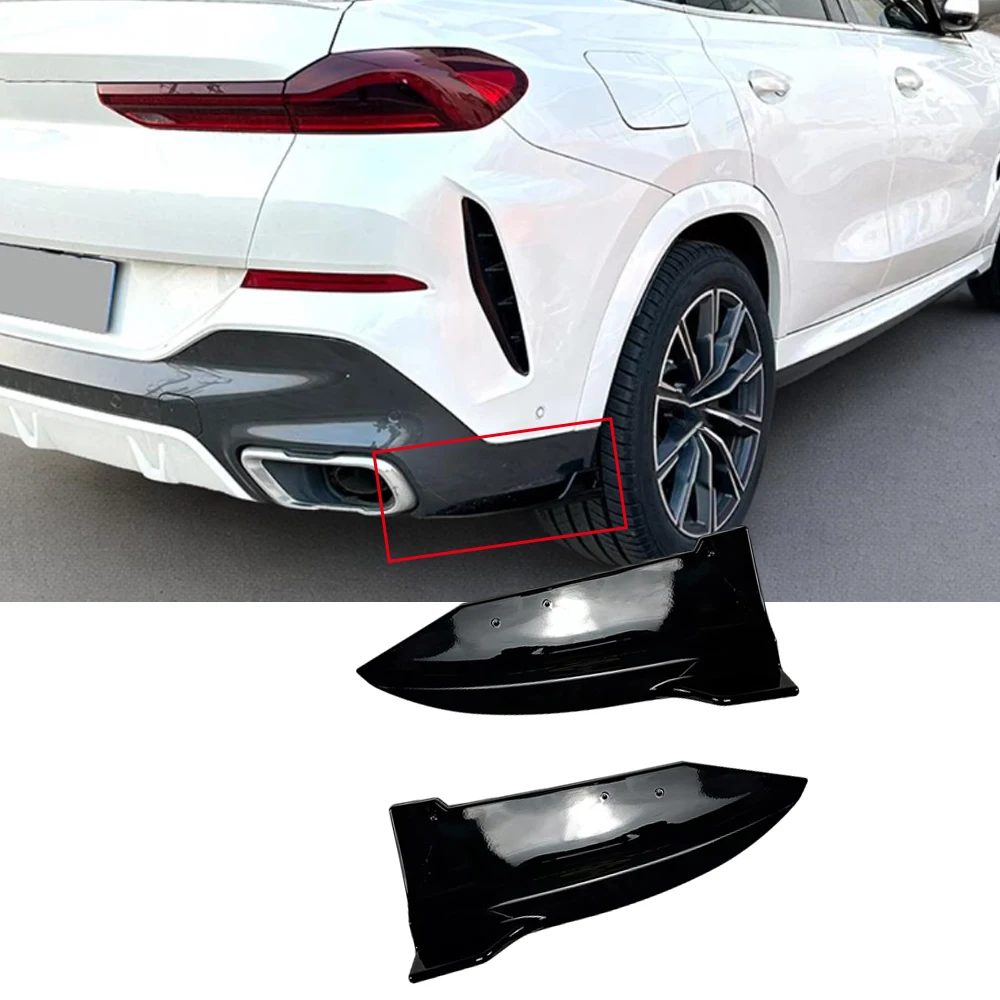 

Car Rear Bumper Spoiler Cover Trim For BMW X6 G06 M Sport 2019-2022 (After June 2019)