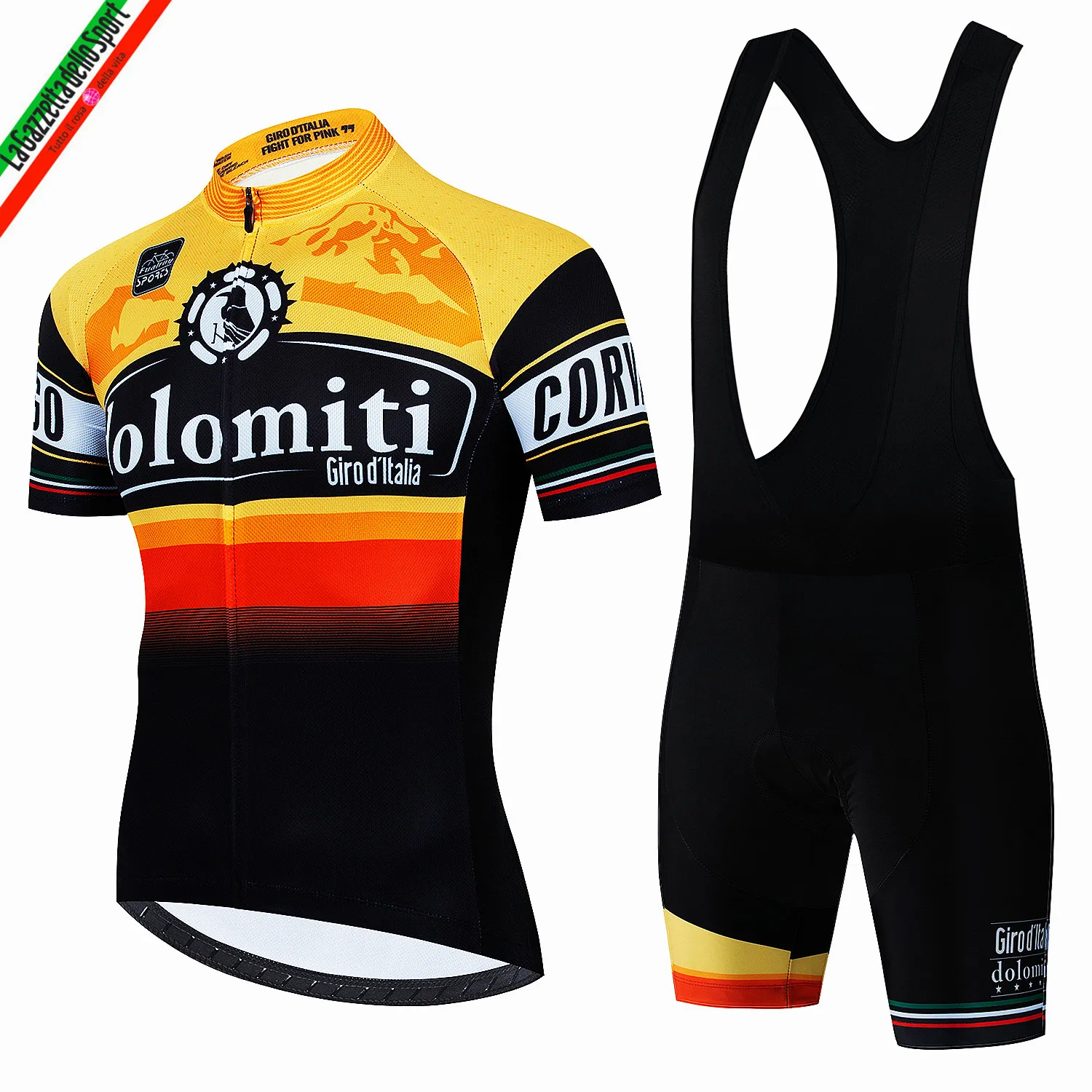 

Tour De Giro D'ITALIA Cycling Jersey Set Short Sleeve Breathable MTB Bike Cycling Clothing Maillot Ropa Ciclismo Uniform Suit