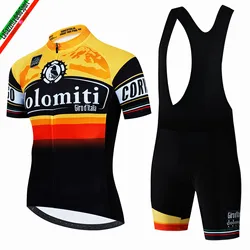 Tour De Giro D'ITALIA Cycling Jersey Set Short Sleeve Breathable MTB Bike Cycling Clothing Maillot Ropa Ciclismo Uniform Suit
