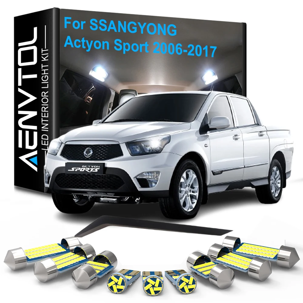 Auto Zubehör LED Innen Licht Canbus Für SSANGYONG Actyon Sport 2006 2007 2008 2009 2010 2011 2012 2013 2014 2015 2016 2017