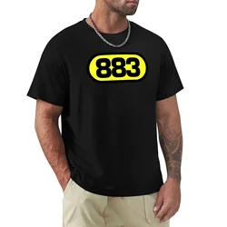 sports fans blanks oversized summer top clothes for men Max Pezzali & 883 Logo Tribute: A Salute to Musical Excellence T-shirt