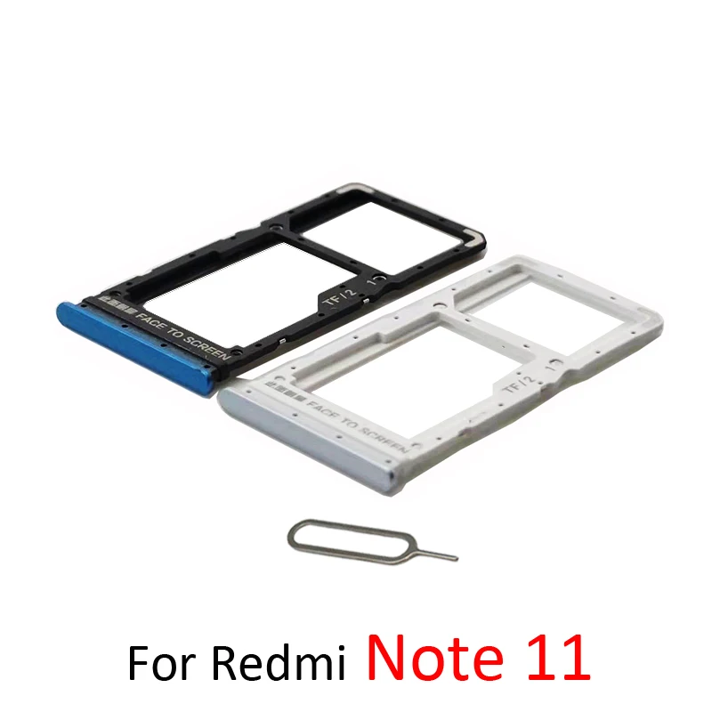 Phone SIM SD Card Tray For Xiaomi Redmi Note 11 5G SIM Chip Card Slot Holder Drawer For Xiaomi Note 11 5G