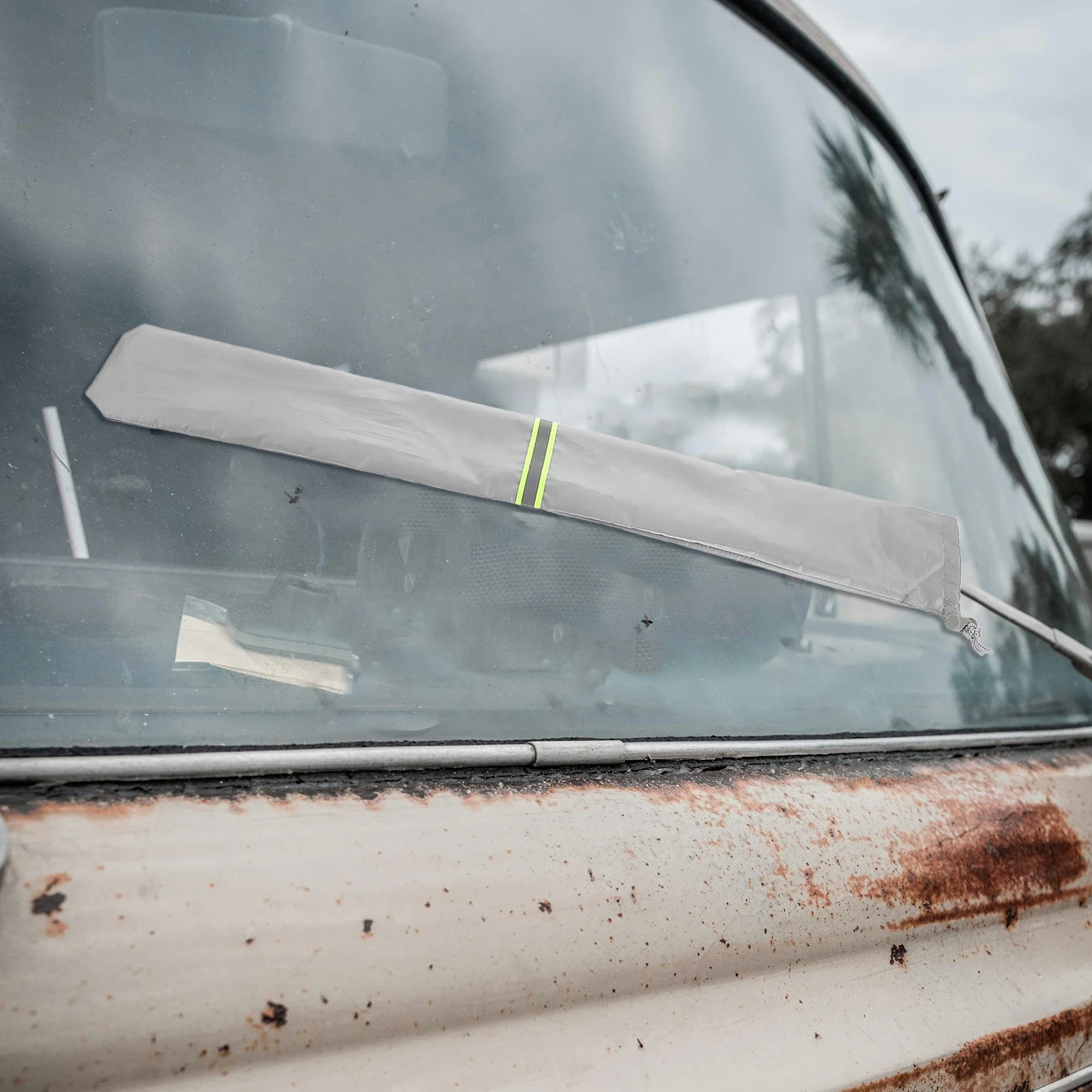 

Universal Car Wiper Covers Waterproof Bird Droppings Guard Durable Material Easy Installation Windshield Snow Ice Cover Frost