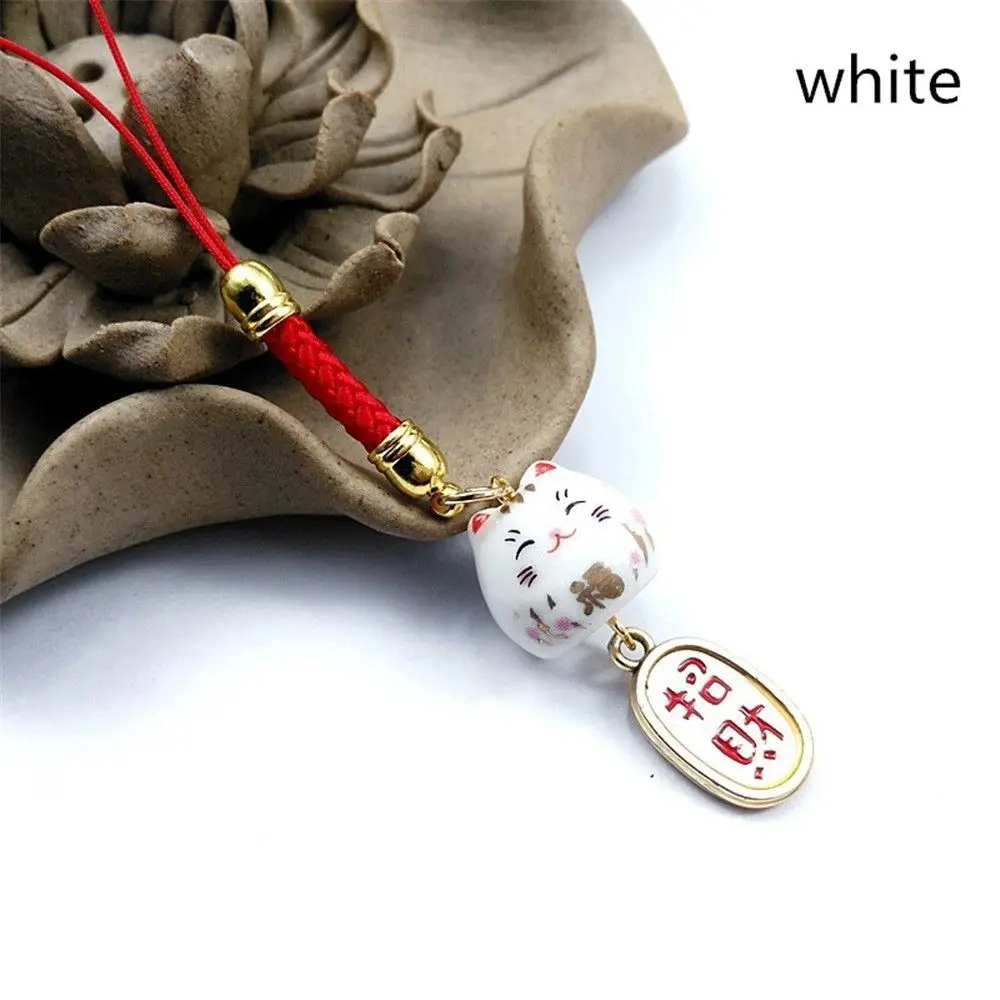 

Keychain Lanyard Japanese Lucky Cat Phone Straps Phone Key Strap Bag Accessories