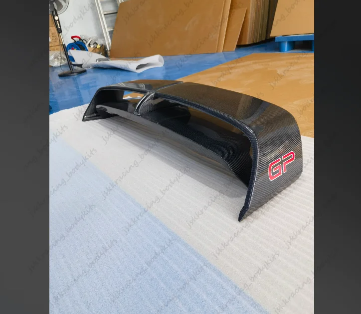 For Mini Cooper S F54 Carbon Fiber Rear Trunk Roof Spoiler Wing Trim Bodykits