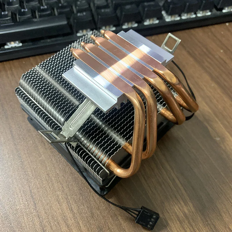 Enfriador de aire de CPU, Ventilador de refrigeración de 90MM, Ventilador silencioso, 4 tubos de calor, radiador de PC para Intel LGA 115X 1700 775 1200 AMD AM3 AM4 AM5