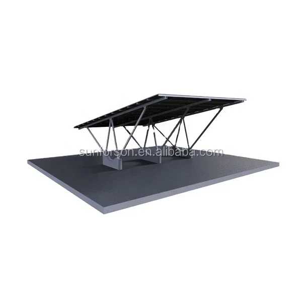 Photovoltaic carport single-stand Solar Carport Structure PV Solar Carport Mounting Systems Solutions