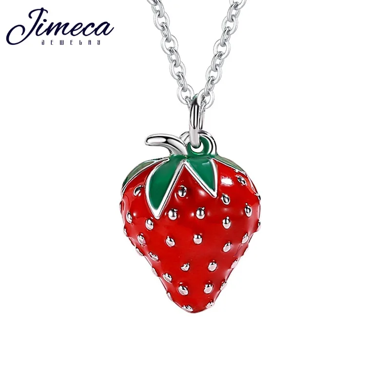 Collier Harvey en argent regardé 925 avec pendentif fruit unique, chaîne de cou, cadeau de bijoux idéal pour des amis ou une fille, livraison gratuite