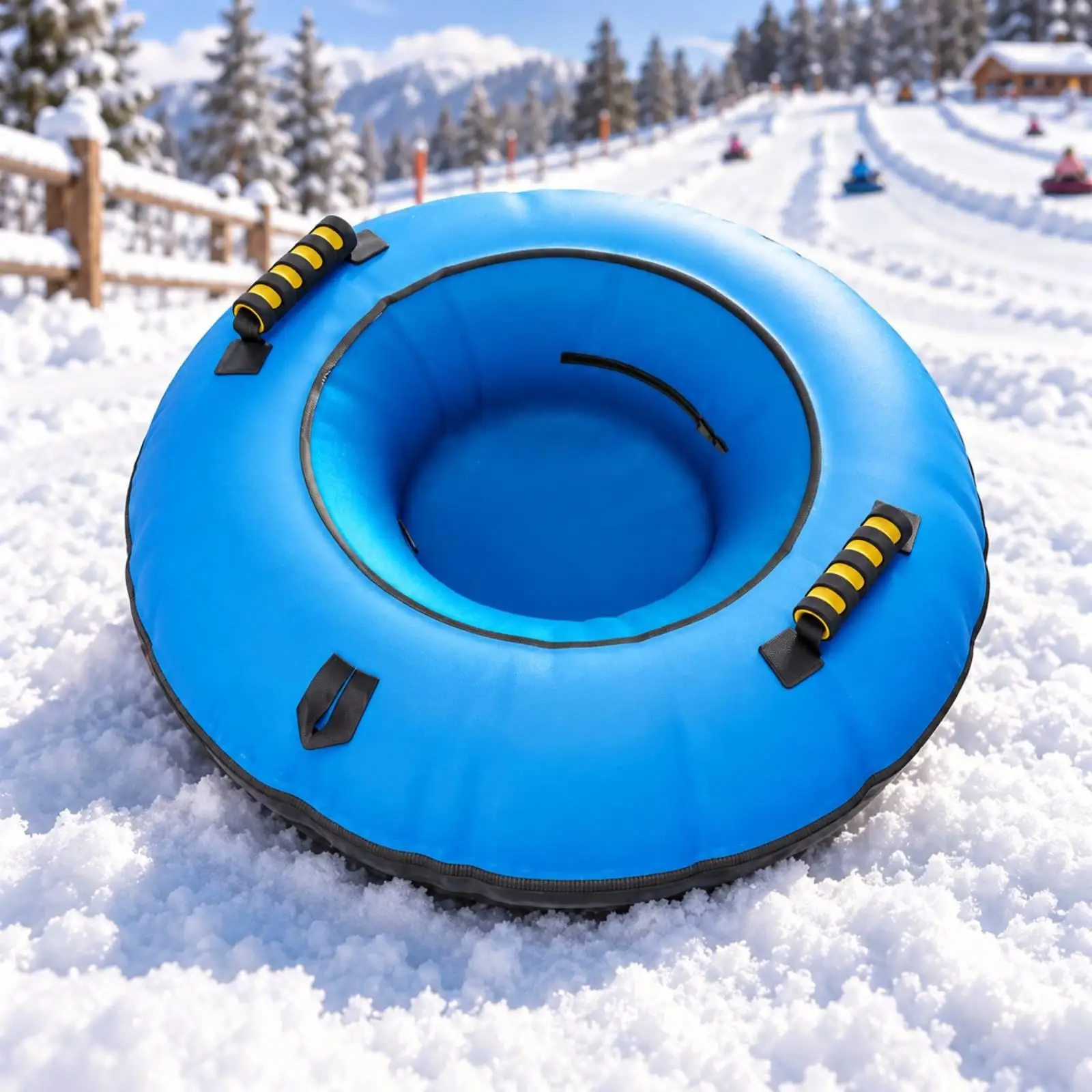 winter-snow-sled-inflatable-tube-for-adults-and-children-pvc-oxford-cloth-round-sled-with-reinforced-trim-portable-folding-snow